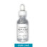 One ounce dropper bottle of plumping peptide hydrator. Bottle is clear and hydrator is a clear gel solution with blue spheres.